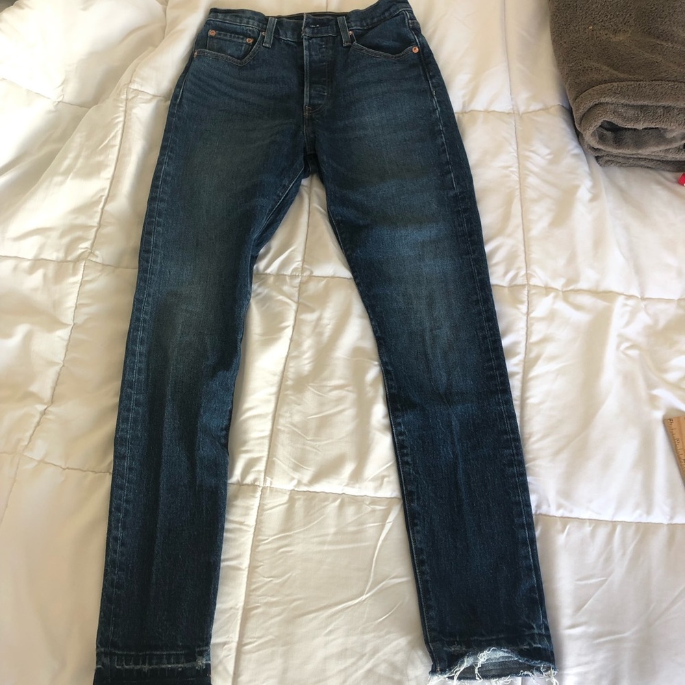 Levi’s 501 button fly jeans